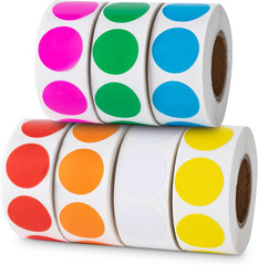 3500 Pcs Etiquetas Adhesivas Redondas de Colores 3/4 Pulg Circulos para Oficina