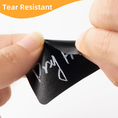360Pcs Chalkboard Labels – 2.1X1.4 Inch Reusable Blackboard Stickers with 2 Whit