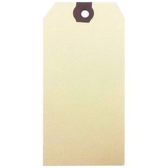 GRAINGER APPROVED 61KT24 Blank Shipping Tag,Paper,Manila,PK1000 61KT24