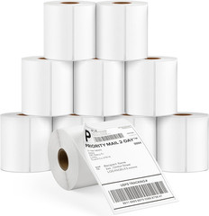 4″ X 6″ Direct Thermal Shipping Labels 2500 Thermal Label Stickers Commercial