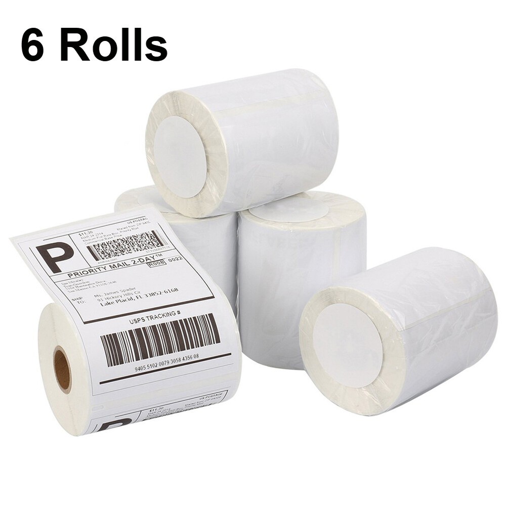 6 Rolls Direct Thermal Shipping Label 4×6 Dymo 4XL Compatible 1744907