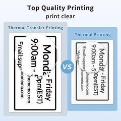 [ 1×1250 pcs] 3×2 (76mm x 50mm) Thermal Transfer Labels Paper,1 in Core, Compati