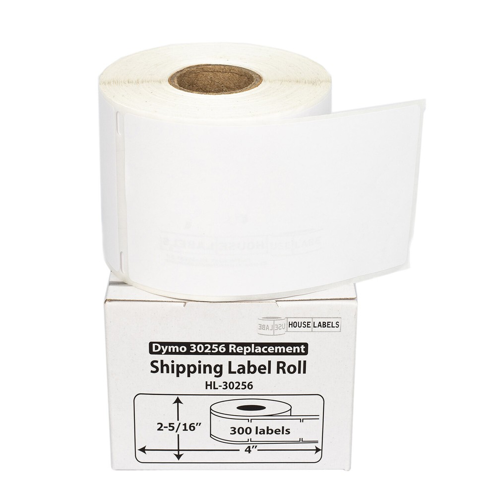 DYMO LW 30256-S ; (8) Rolls of 300 POLYPROPYLENE SYNTHETIC WATERPROOF Labels