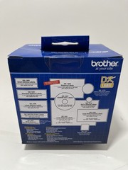 Brother Dk4205 Removable Label, Black/White, Labels/Roll: Continuous