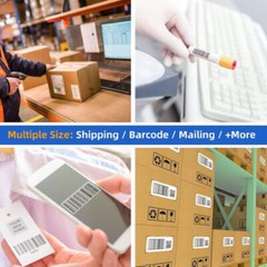 2″x1″ Direct Thermal Barcode SKU Labels, for Rollo&Zebra LP2824 LP2422 1300/Roll
