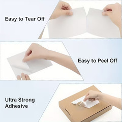 4000 Ct 4×6 Direct Thermal Shipping Labels Zfold – 500 Labels Per pack x 8 packs