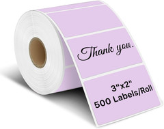3″ X 2″ Thermal Labels, Rectangle Thermal Printer Stickers, Self-Adhesive Durabl