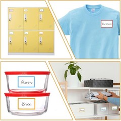 Utron 500Pcs Name Labels, 3.5×2.25 inch Blank Nametags, Sticky Name Tags for