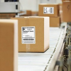 500 Pack 4×6 Direct Thermal Shipping Labels Fanfold Permanent Adhesive