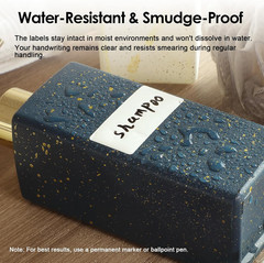 Removable Freezer Labels 1×2 Inch Waterproof Oil Resistant 1 Roll 1000