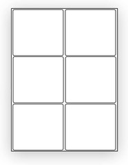 120 EcoSwift Shipping Labels 4 x 3 1/3 inches Mailing Address Blank White Self A