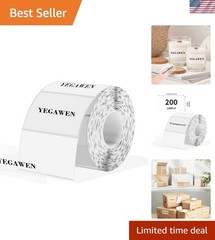 3×2 Inch Transparent Thermal Labels Stickers, Self-Adhesive Clear Waterproof …