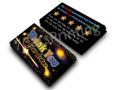 100 for eBay Seller Thank You For Your Order Cards Notes