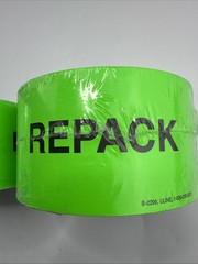 Uline S-2299 REPACK Labels (Two Rolls of 500 Each) 3″x5″ 1000 Labels Total