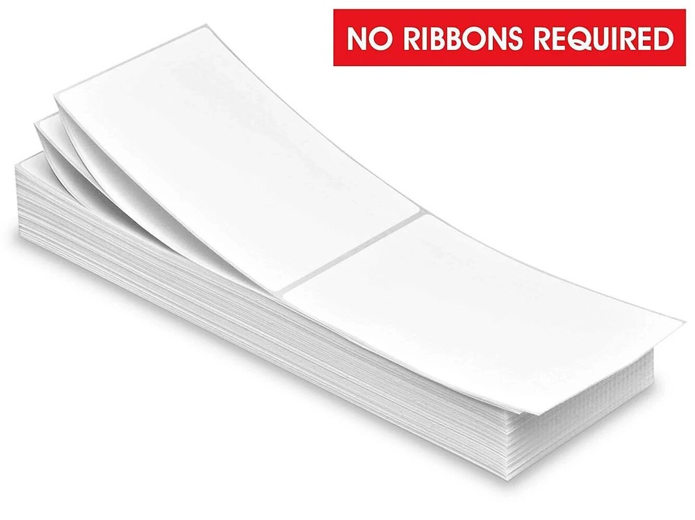 Fanfolded Industrial Direct Thermal Labels – 4 x 6″ ULINE s-8376 NEW NIB