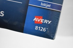 Lot of 2 Packs Avery Printable Blank Shipping Labels 5.5″ x 8.5″ White 50/Set