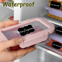 200 Pcs Chalkboard Labels,Reusable Labels with 1 Liquid Chalk Markers Removable