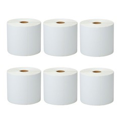 4″x 6″ Shipping Labels 500/Roll Compatible with Zebra & Rollo Printers 6 Rolls