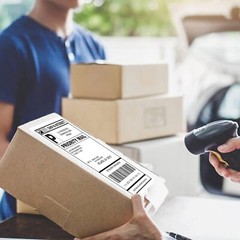 2000 Shipping Mailing Labels 8.5″x5.5″ Half Sheet Self Adhesive 2 Per Sheet UPS