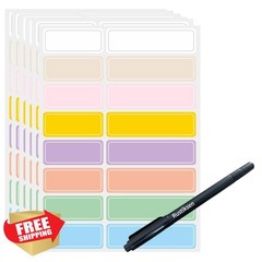 Rustiksen Multicolored Waterproof Labels