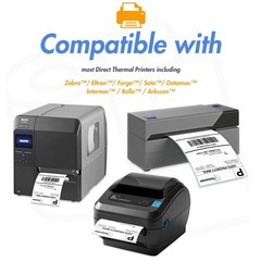 2″x1″ Direct Thermal Labels Barcode Adhesive Shipping Sticker for Rollo & Zebra