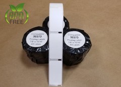 Dymo(R) Compatible 30373 Rolls Multipurpose Pricing Labels White Rat Tail Style
