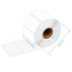 12Rolls Jewelry Price Tag 1500 Labels 3/8″ X 3/4″ for Dymo 30299 LabelWriter 4XL