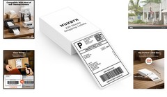 Versatile 4×6 Thermal Shipping Labels – 220 Count for All Major Platforms
