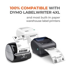 20 Rolls 4400 labels 4×6 Thermal Shipping Label 220/Roll fit Dymo 4XL 1744907 US