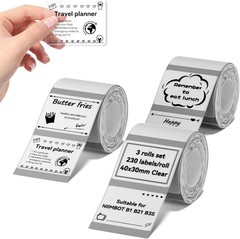 Waterproof 230 Labels/Roll 1.57” x 1.18”