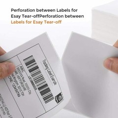 4 x 6 Fanfold / Roll Thermal Shipping Labels Paper for Zebra & Rollo Printers