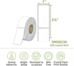 Compatible DYMO 30336 1″ x 2-1/8″ Rerurn Address Labels Labelwriter 450,4XL