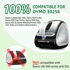 1Roll 30334 Barcode Label 2-1/4″ x 1-1/4″ 1000 Labels/Roll for DYMO LW 4XL 450