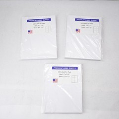 Lot Of 1800 Premium Label Supply 4″ x 3.33″ White Self-Adhesive Shipping Labels