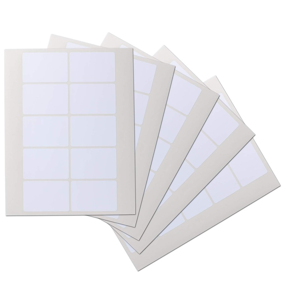 Waterproof Essential Oil Labels, 50 Rectangles, 3×2 Inches, Rounded Corners, …