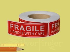 900 FRAGILE Labels 1×3” Handle With Care Mail Shipping Moving Adhesive Stickers