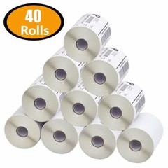 40 Rolls 4×6 Direct Thermal Shipping Labels 250/roll for Zebra Eltron 2844 ZP450