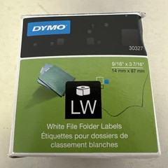 Dymo 30327 LabelWriter File Folder Labels White 14mm x 87mm