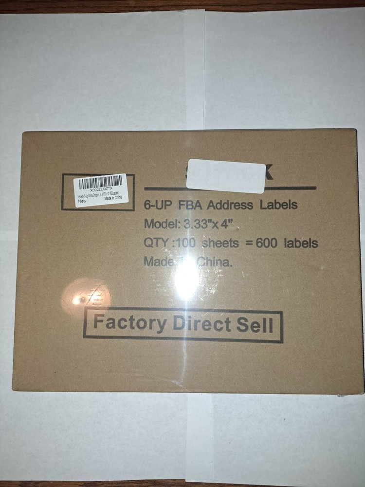 Blank Address Shipping Labels 4″x3.33″
