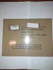 Blank Address Shipping Labels 4″x3.33″
