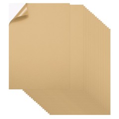 Printable Sticker Paper 25 Sheets 8″x12″ A4 Self Adhesive Dark Brown