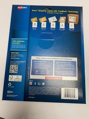 AVERY 8165 Full-Sheet TrueBlock Shipping Labels, 8 1/2″ x 11″ White, Inkjet