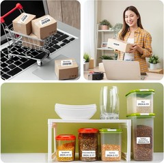 2.25″ X 1.25″ Direct Thermal Labels UPC Barcode & FBA Address Stickers 1000/Roll