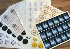 ULTRA PREMIUM GLOSS Custom Printed Sticker Labels – Personalised LOGO Branding