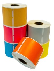 300 Dymo Compatible 30256 YELLOW only Color coded 2.312″ X 4″ Labels (5 Rolls)