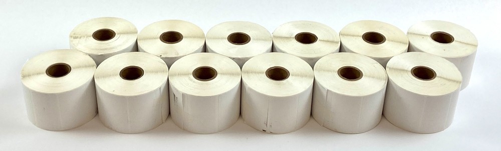 Shipping Labels Thermal White 2.25 x 1.25 inch 600 Labels per Roll Set of 12