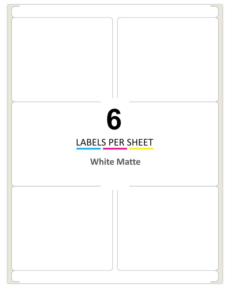 150 4″x3.33″ Address Mailing Labels Shipping Stickers for Laser & Inkjet Printer