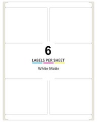 1500 4×3.33″ Address Mailing Labels Shipping Stickers for Laser & Inkjet Printer