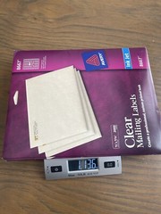 Avery 8667 Easy Peel Clear Mailing Labels 1/2” X 1 3/4” – 2000 Labels -3 Packs