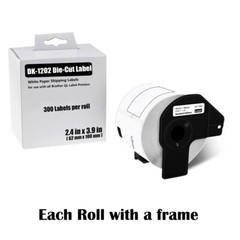 1 Roll DK-1202 Standard Address Label DK1202 For Brother Shipping Labels QL-500